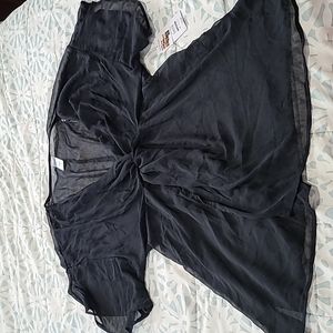 Sheer black swim cover!